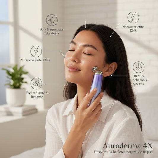El Kit de Lujo Auraderma 4X: Tu Rutina de Belleza Redefinida