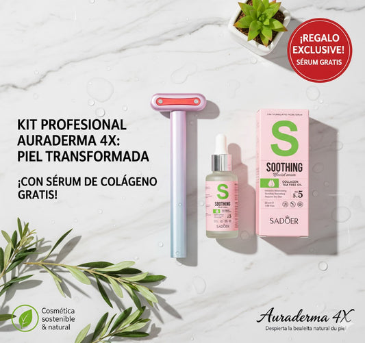 El Kit de Lujo Auraderma 4X: Tu Rutina de Belleza Redefinida