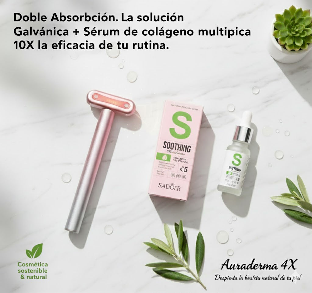 El Kit de Lujo Auraderma 4X: Tu Rutina de Belleza Redefinida